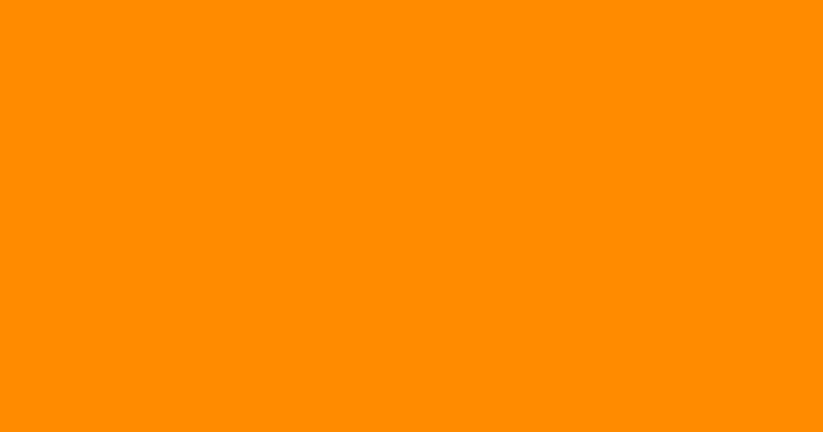 Dark Orange color swatch #FF8C00