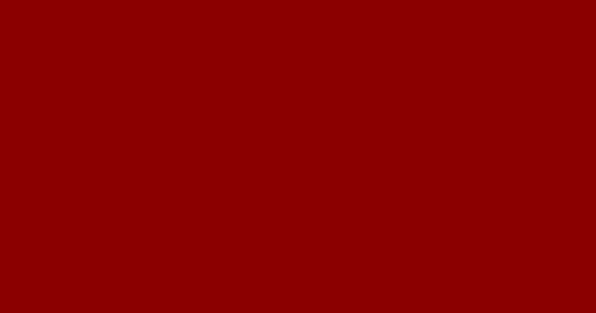 Dark Red color swatch #8B0000