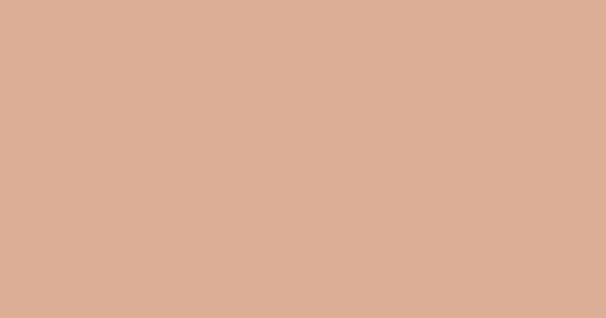 Dusty Rose color swatch #DCAE96