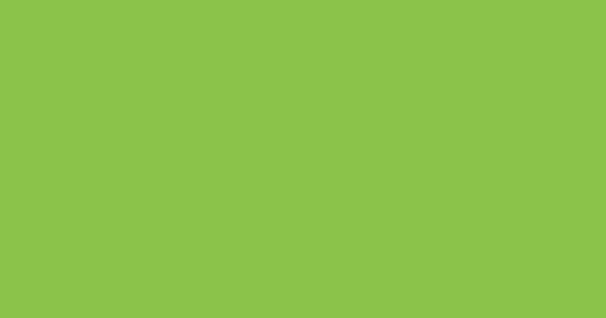 Light Green 500 color swatch #8BC34A
