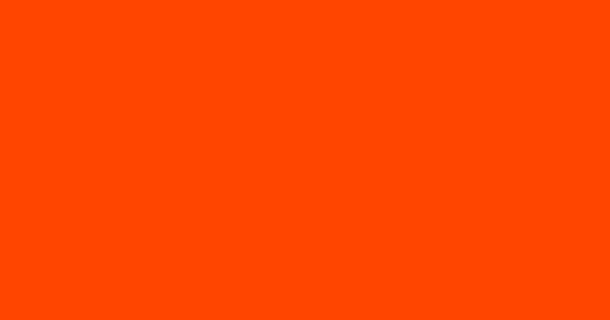 Orange Red color swatch #FF4500