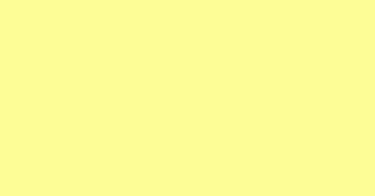 Pastel Yellow color swatch #FDFD96