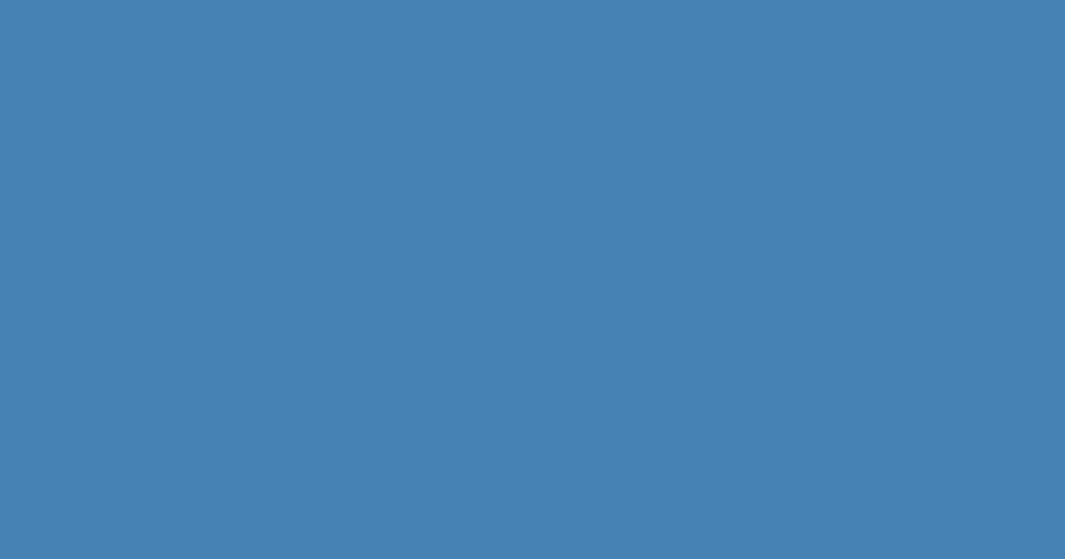 Steel Blue color swatch #4682B4