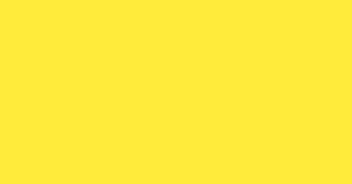 Yellow 500 color swatch #FFEB3B